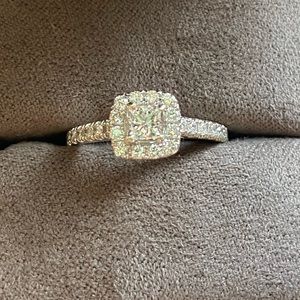 Kay jewelers - Neil Lane princess cut halo engagement ring